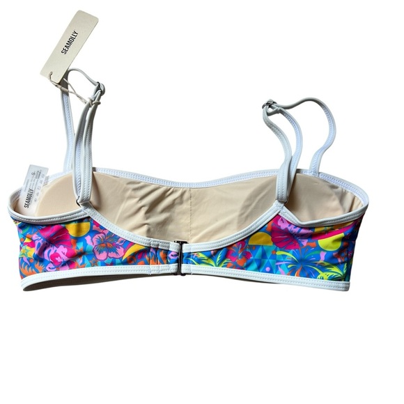 Seamolly Tropical Bikini Top Size Small NEW! - Picture 2 of 5